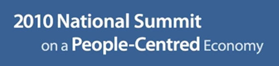 2010 National Summit on a People-Centred Economy